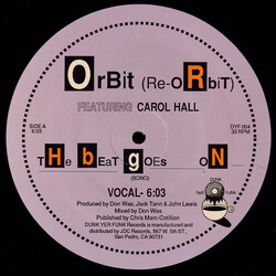 Orbit (3) / Carol Hall The Beat Goes On VINYL 12" USED