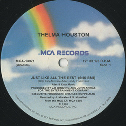 Thelma Houston Just Like All The Rest Vinyl 12" USED