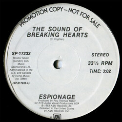 Espionage (4) The Sound Of Breaking Hearts VINYL 12" USED