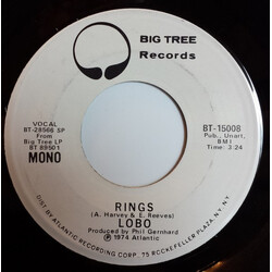 Lobo (3) Rings USED VINYL 7INCH 45 RPM PROMO STEREO MONO