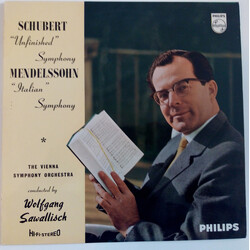 Franz Schubert / Felix Mendelssohn-Bartholdy / Wiener Symphoniker / Wolfgang Sawallisch Unfinished Symphony / Italian Symphony Vinyl LP USED