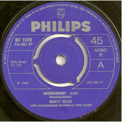 Marty Wilde Abergavenny USED VINYL 7INCH SINGLE 45 RPM MONO