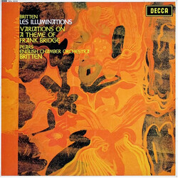 Benjamin Britten / Peter Pears / English Chamber Orchestra Les Illuminations / Variations On A Theme Of Frank Bridge Vinyl LP USED