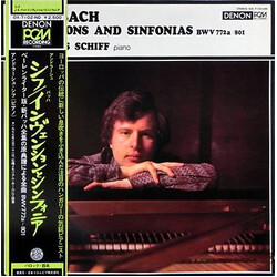 Johann Sebastian Bach / András Schiff Inventions And Sinfonias BWV 772a-801 Vinyl LP USED