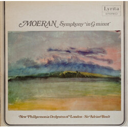 Ernest John Moeran / Sir Adrian Boult / New Philharmonia Orchestra Symphony In G Minor Vinyl LP USED
