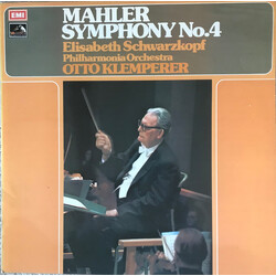 Elisabeth Schwarzkopf / Otto Klemperer / Philharmonia Orchestra / Gustav Mahler Mahler Symphony No 4 In G Major Vinyl LP USED