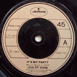 Lesley Gore It's My Party Vinyl 7" USED