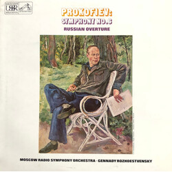 Sergei Prokofiev / Большой Симфонический Оркестр Всесоюзного Радио / Gennadi Rozhdestvensky Symphony No. 6 / Russian Overture Vinyl LP USED