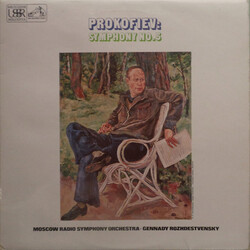 Sergei Prokofiev / Большой Симфонический Оркестр Всесоюзного Радио / Gennadi Rozhdestvensky Symphony No. 5 In B Flat Major, Op. 100 Vinyl LP USED