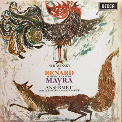 Igor Stravinsky / Ernest Ansermet / L'Orchestre De La Suisse Romande Renard / Scherzo A La Russe / Mavra Vinyl LP USED