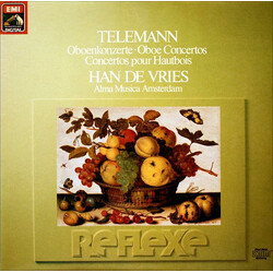 Georg Philipp Telemann / Han De Vries / Alma Musica Amsterdam Oboenkonzerte • Oboe Concertos • Concertos Pour Hautbois Vinyl LP USED