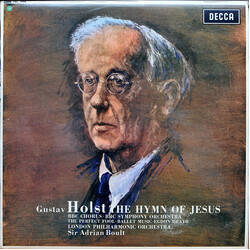 Gustav Holst / BBC Symphony Chorus / BBC Symphony Orchestra / The London Philharmonic Orchestra / Sir Adrian Boult The Hymn Of Jesus Vinyl LP USED