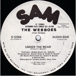 The Webboes Under The Wear Vinyl 12" USED