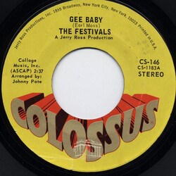 The Festivals Gee Baby USED VINYL 7INCH 45 RPM STYRENE STEREO