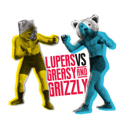 Lupers / Greasy & Grizzly Lupers Vs Greasy And Grizzly Vinyl LP USED