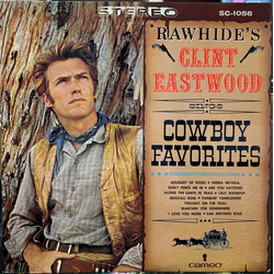 Clint Eastwood (2) Cowboy Favorites Vinyl LP USED