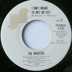The Whispers I Only Meant To Wet My Feet USED VINYL 7INCH 45 RPM STEREO