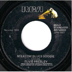 Elvis Presley Milkcow Blues Boogie USED VINYL 7INCH 45 RPM SINGLE REISSUE