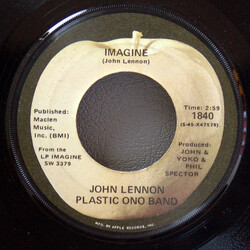 John Lennon / The Plastic Ono Band Imagine USED VINYL 7INCH 45 RPM SINGLE
