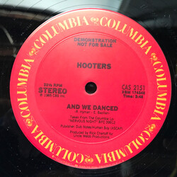 The Hooters And We Danced USED VINYL 12INCH PROMO