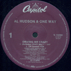 Al Hudson / One Way Driving Me Crazy Vinyl 12" USED