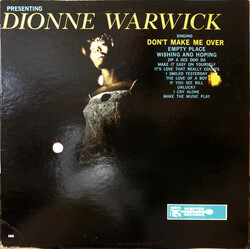 Dionne Warwick Presenting Dionne Warwick Vinyl LP USED