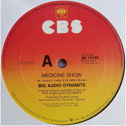 Big Audio Dynamite Medicine Show Vinyl 12" USED