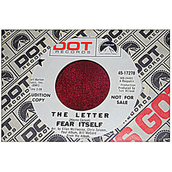Fear Itself (2) The Letter / Born Under A Bad Sign USED VINYL 7INCH 45 RPM PROMO