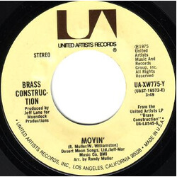 Brass Construction Movin' / Talkin' VINYL 7" USED