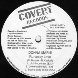 Donna Marie (2) Runaway Love VINYL 12" USED