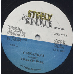 Frankie Paul / Steely & Clevie Cassandra USED VINYL 12INCH 45 RPM