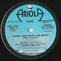 Cake (2) Theme From Mork And Mindy Vinyl 12" USED