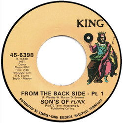 The Sons Of Funk From The Back Side VINYL 7" USED
