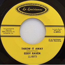 Eddy Raven Throw It Away / Same Old Places USED VINYL 7INCH SINGLE