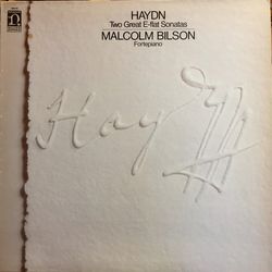 Joseph Haydn / Malcolm Bilson Two Great E-Flat Sonatas Vinyl LP USED