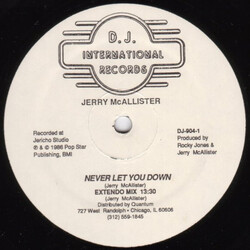 Jere McAllister Never Let You Down USED VINYL 12INCH 33 S RPM