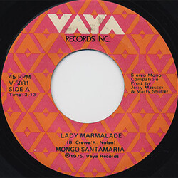 Mongo Santamaria Lady Marmalade / The Promised Land USED VINYL 7INCH SINGLE 45 RPM