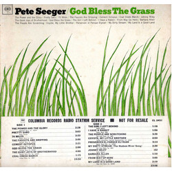 Pete Seeger God Bless The Grass Vinyl LP USED
