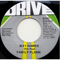 Family Plann Sexy Summer / Can You Get Into The Music Vinyl 7" USED