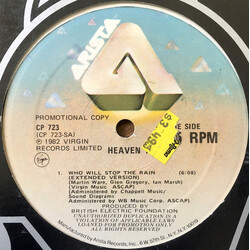 Heaven 17 Who Will Stop The Rain VINYL 12" USED
