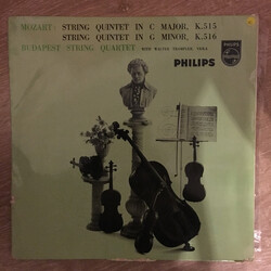 Budapest String Quartet / Walter Trampler Mozart String Quintets Nos. 515 & 516 Vinyl LP USED