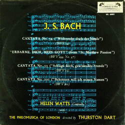 Johann Sebastian Bach / Helen Watts / Philomusica Of London / Thurston Dart Bach Cantatas, Etc. Vinyl LP USED