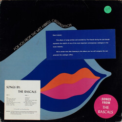 The Rascals Songs By: The Rascals Vinyl LP USED