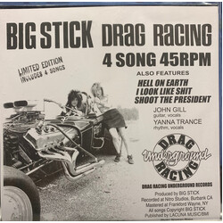 Big Stick Drag Racing USED VINYL 7INCH 45 RPM LIMITED EDITION REISSUE