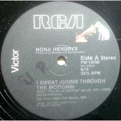 Nona Hendryx I Sweat (Going Through The Motions) VINYL 12" USED