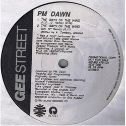 P.M. Dawn The Ways Of The Wind USED VINYL 12INCH 33 S RPM PROMO