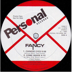 Fancy Chinese Eyes / Come Inside USED VINYL 12INCH PROMO 33 S RPM