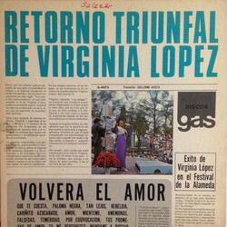 Virginia López / Trio Imperio Retorno Triunfal De Virginia Lopez Vinyl LP USED