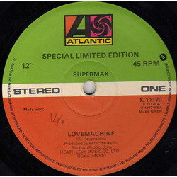 Supermax Love Machine USED VINYL 12INCH 45 RPM LIMITED EDITION