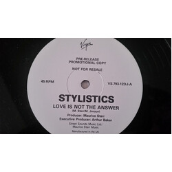 The Stylistics Love Is Not The Answer USED VINYL 12INCH 45 RPM PROMO